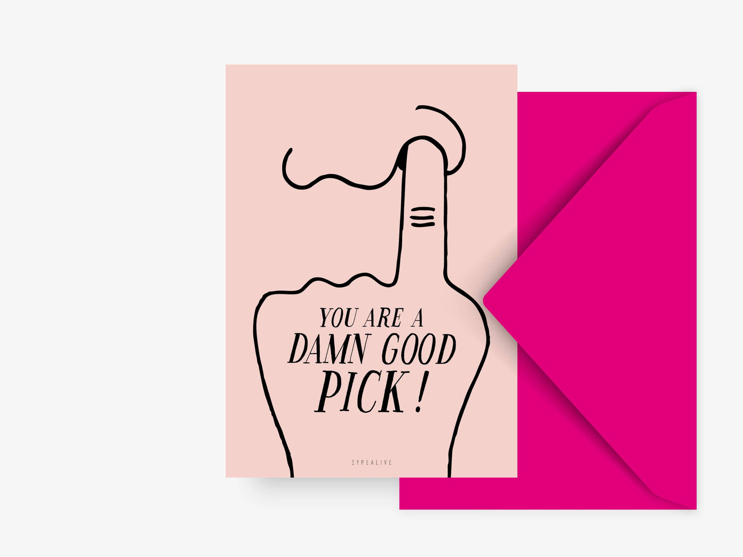 typealive - Postcard/ Good Pick