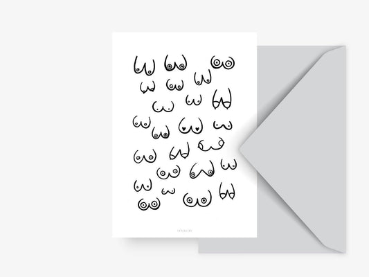 typealive - Postcard/bosom friends