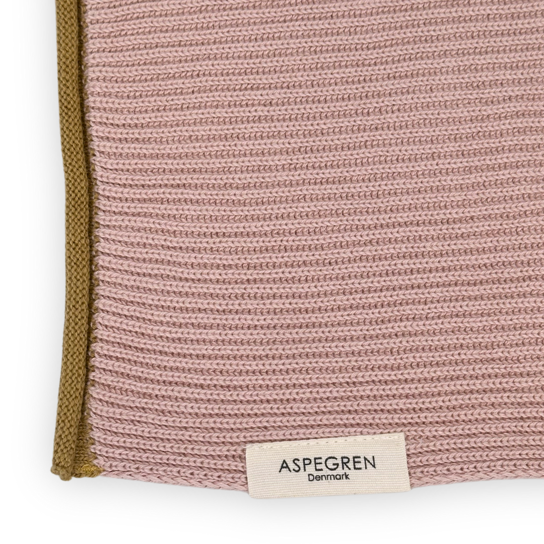 Aspegren Denmark - Dishcloth - Organic Cotton - Knitted - Ripple - Powder