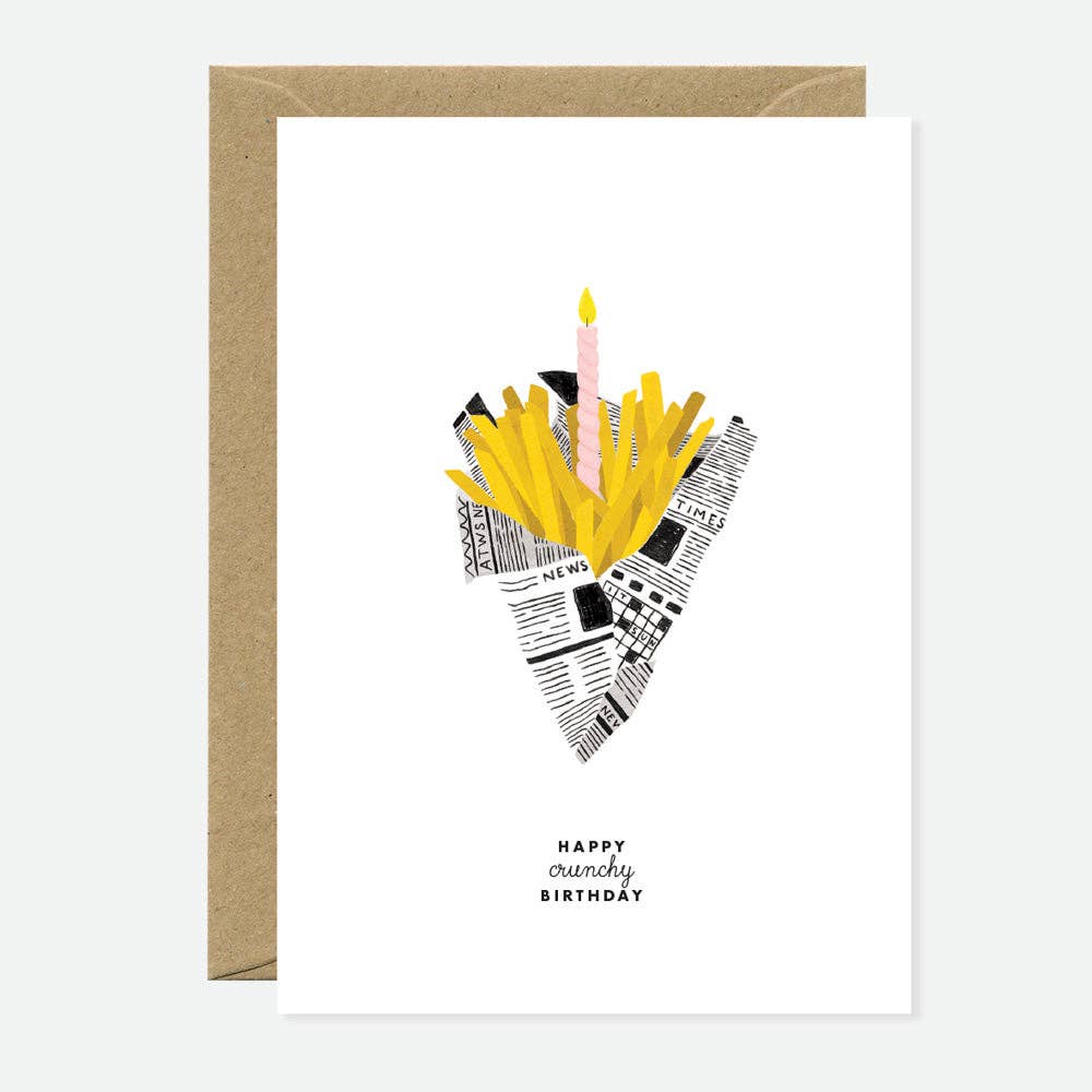 ALL THE WAYS TO SAY - Europe - Happy Crunchy Birthday - Greeting Card