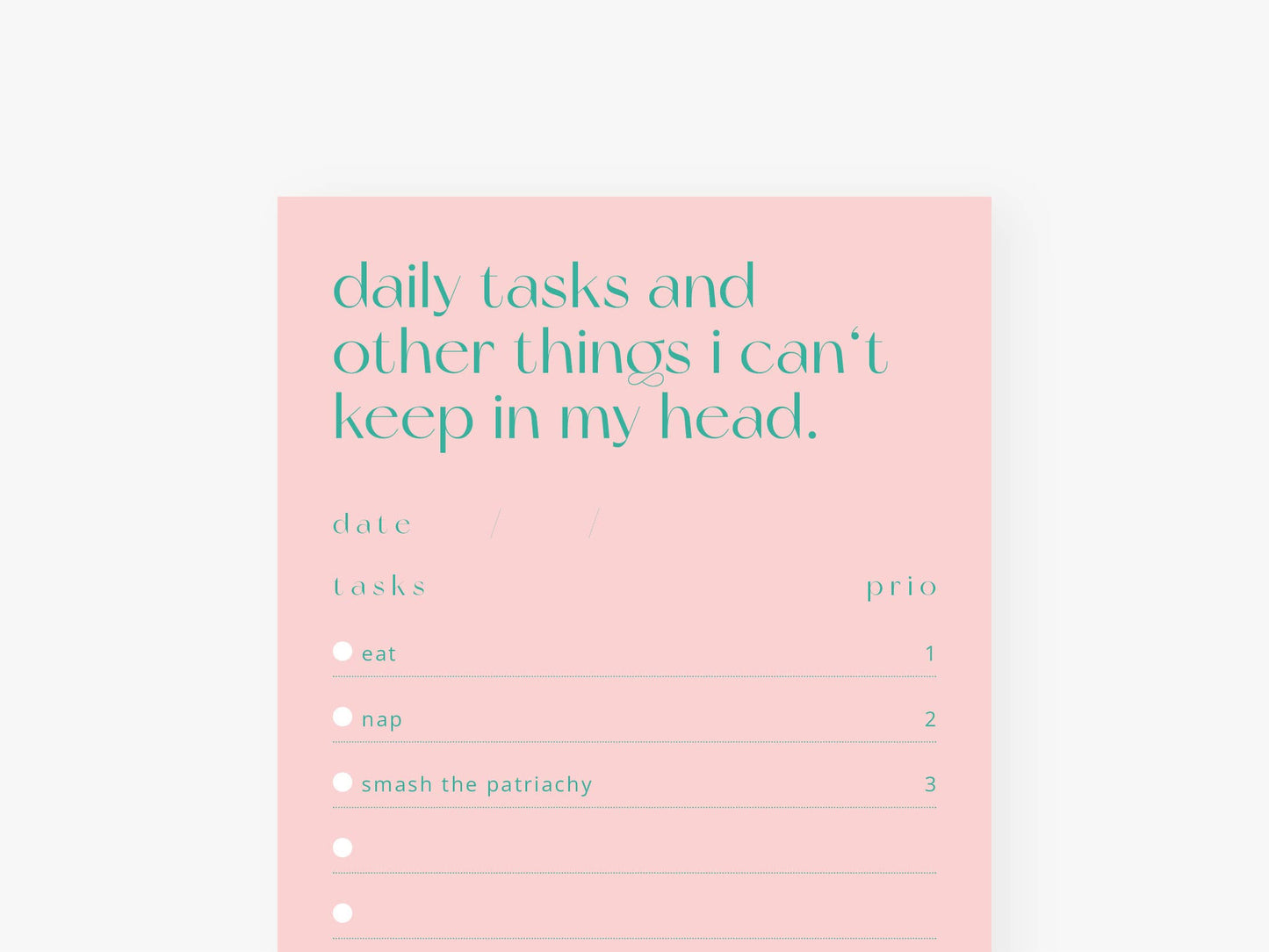 typealive - Notepad “slim”/Things