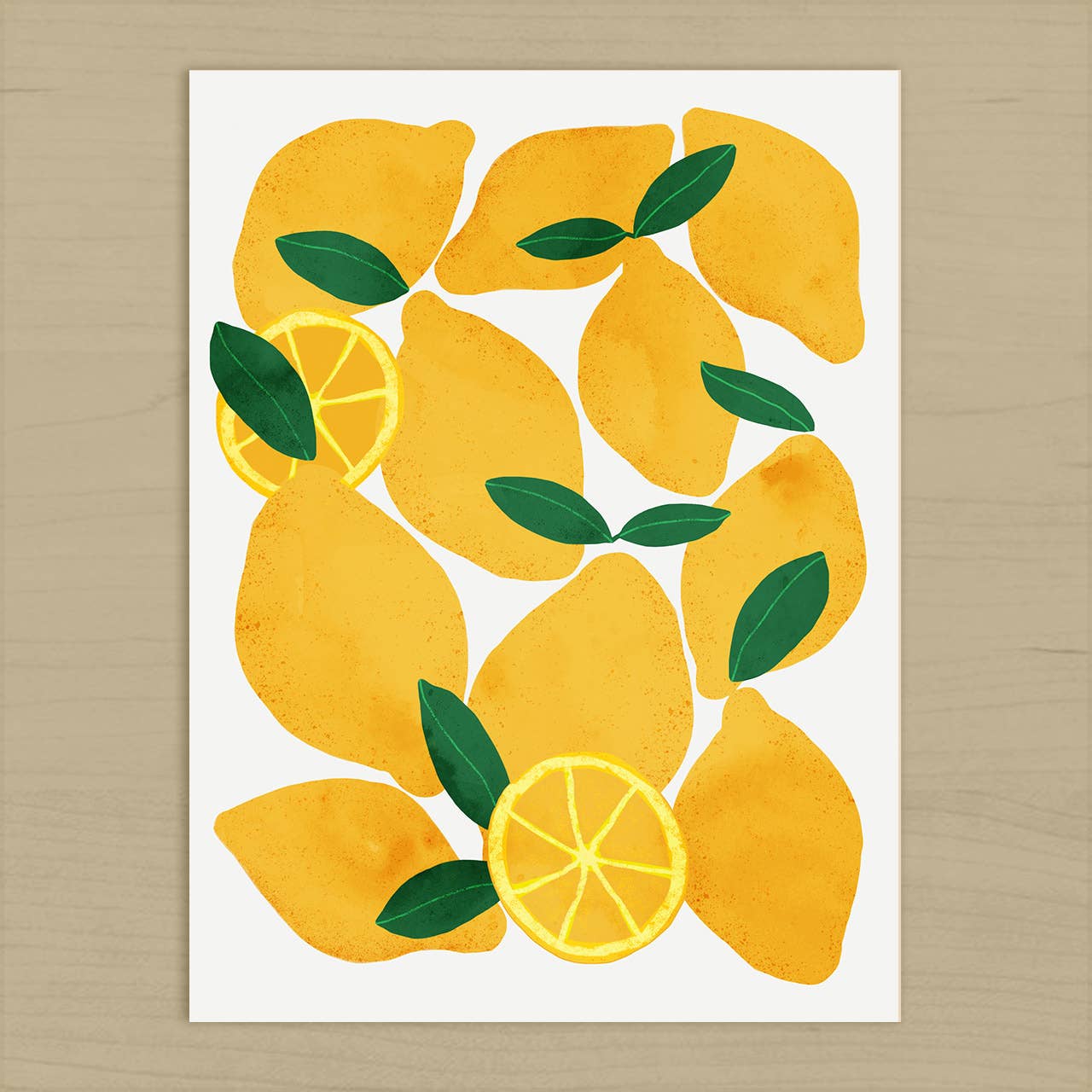 El buen limón - Mediterranean Lemons Art Print