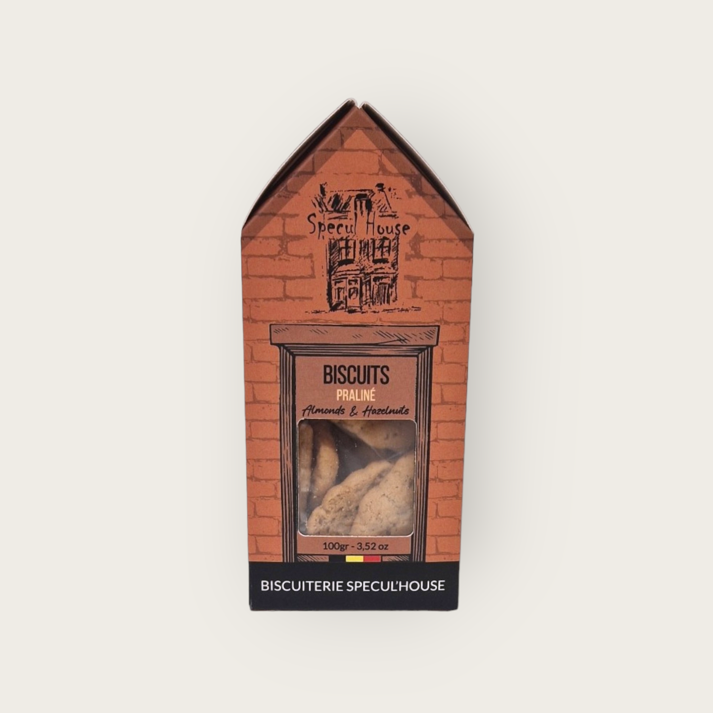 SPECUL'HOUSE - Praline cookies (hazelnuts & almonds) - 100 gr