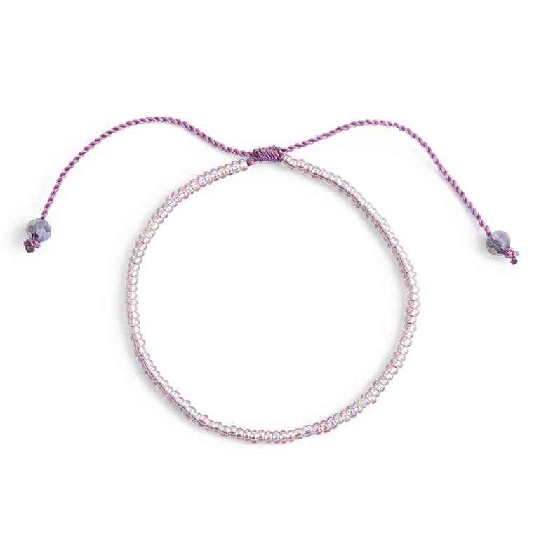 ByBazz - Armband Carmen paars