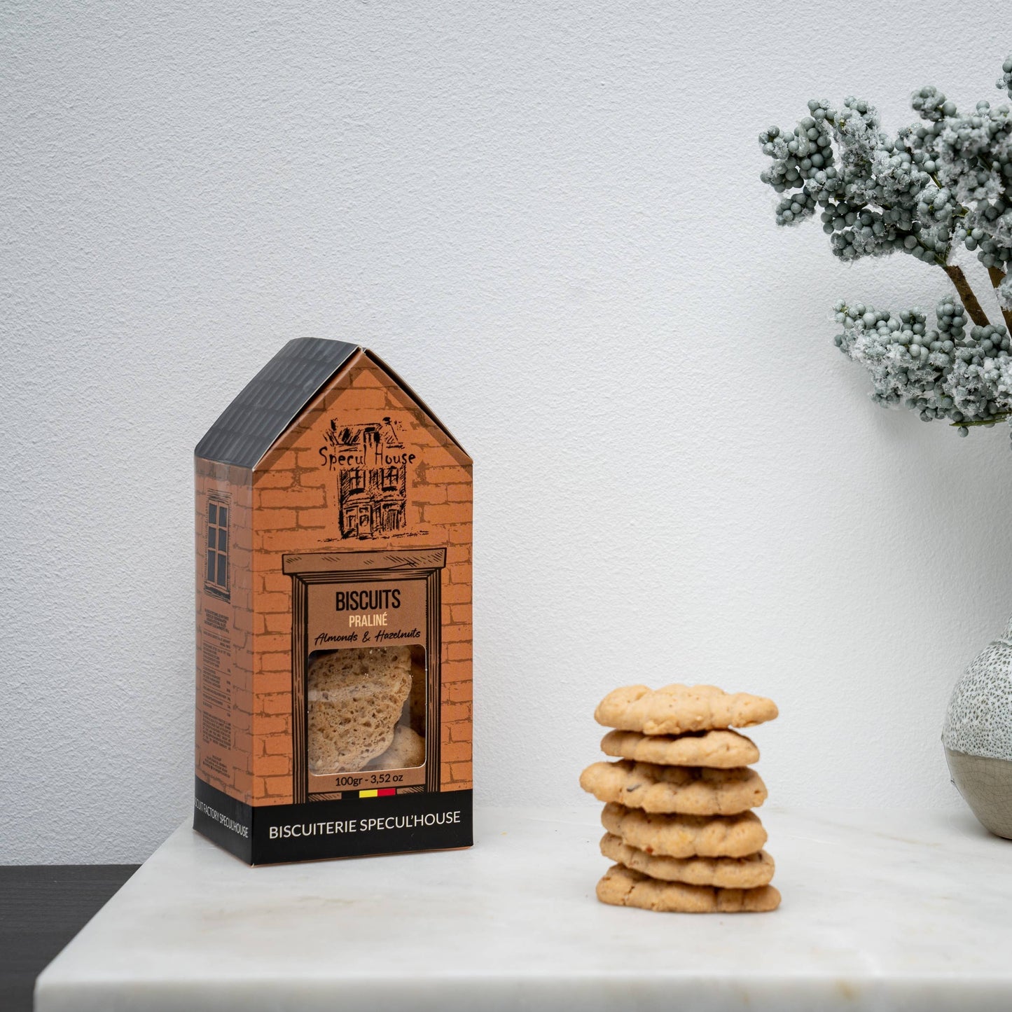 SPECUL'HOUSE - Praline cookies (hazelnuts & almonds) - 100 gr