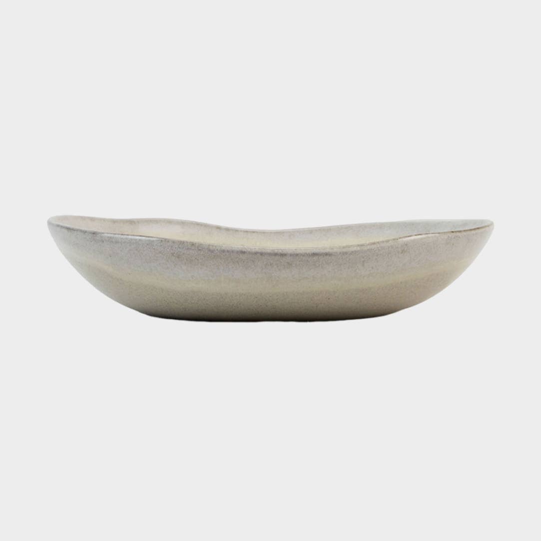 Maria Portugal Terracota - White Oval Small Salad Bowl Aveiro