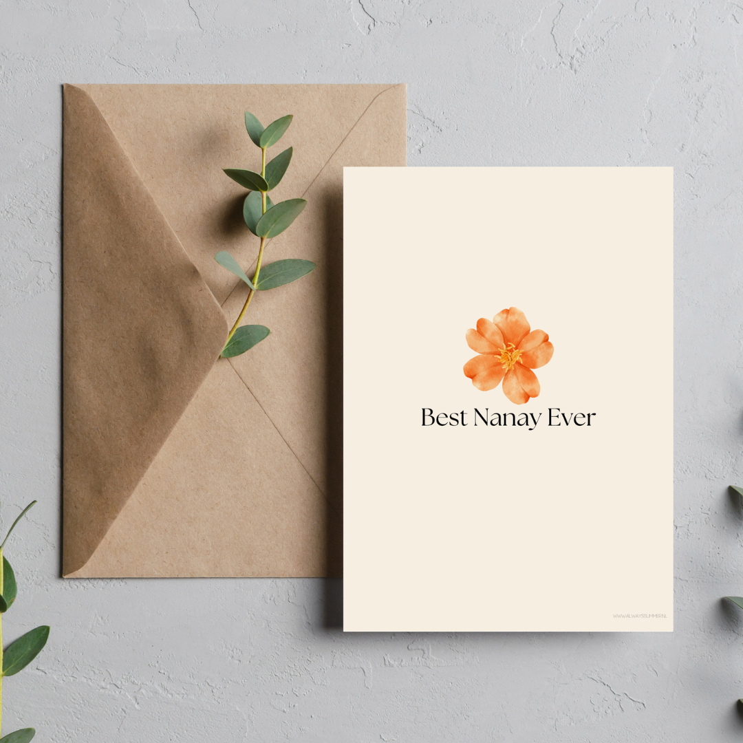 Card- Best Nanay Ever