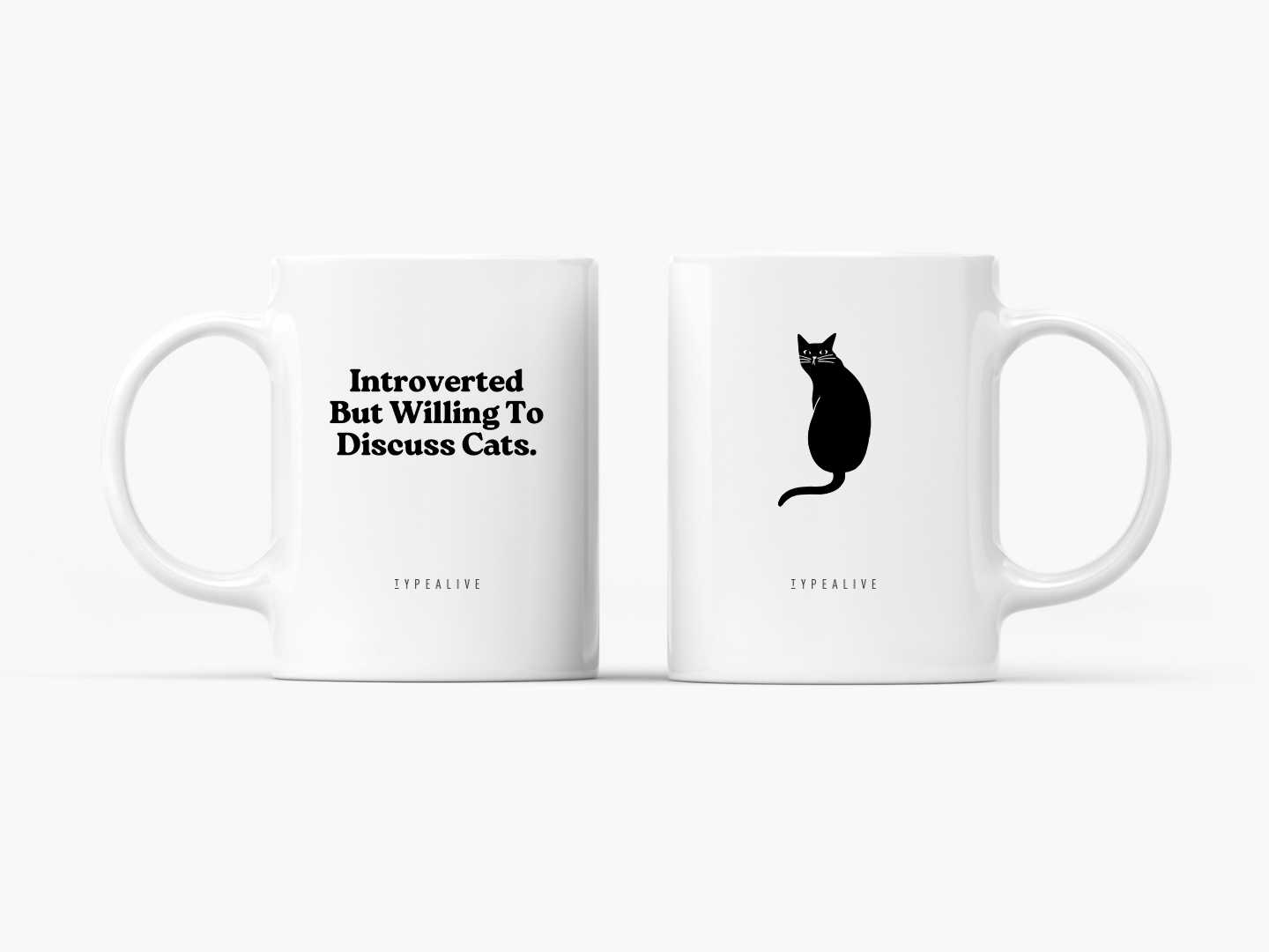 typealive - Ceramic mug / Discuss Cats