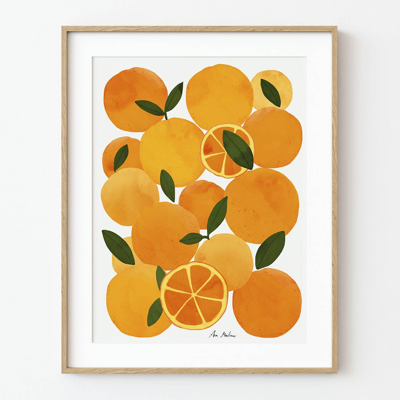 El buen limón - "Oranges" Art Print