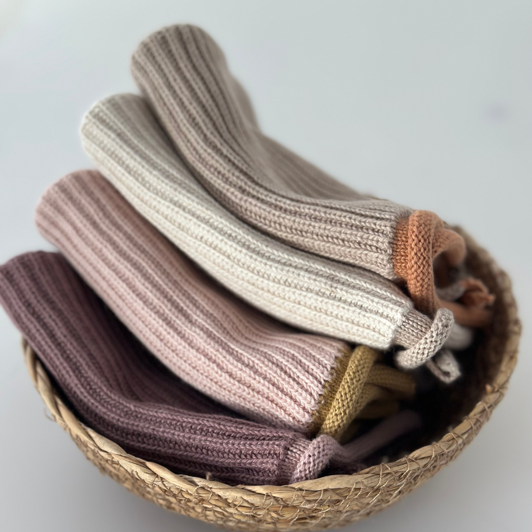 Aspegren Denmark - Dishcloth - Organic Cotton - Knitted - Ripple - Powder