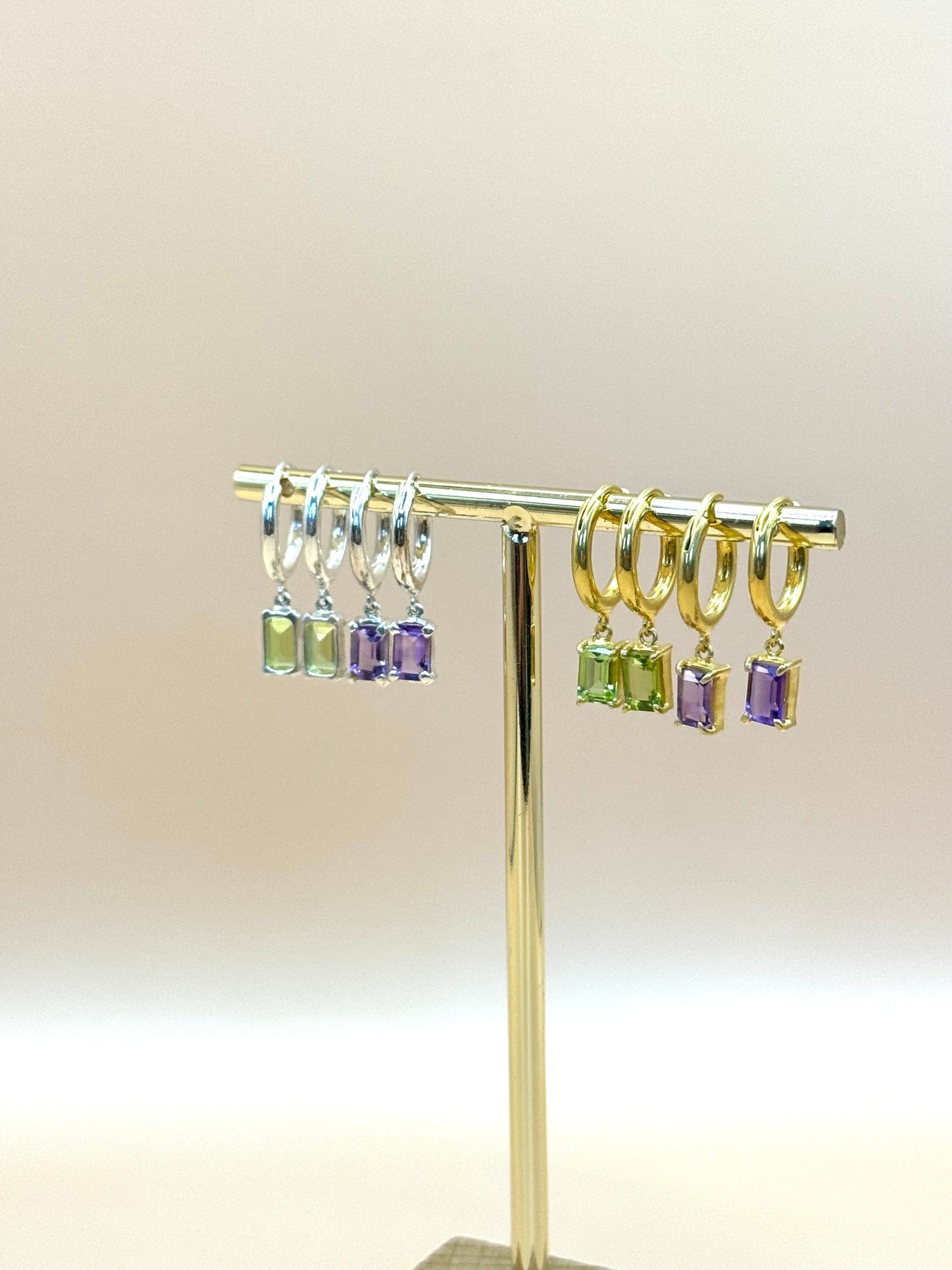 Kae Peridot Hoops