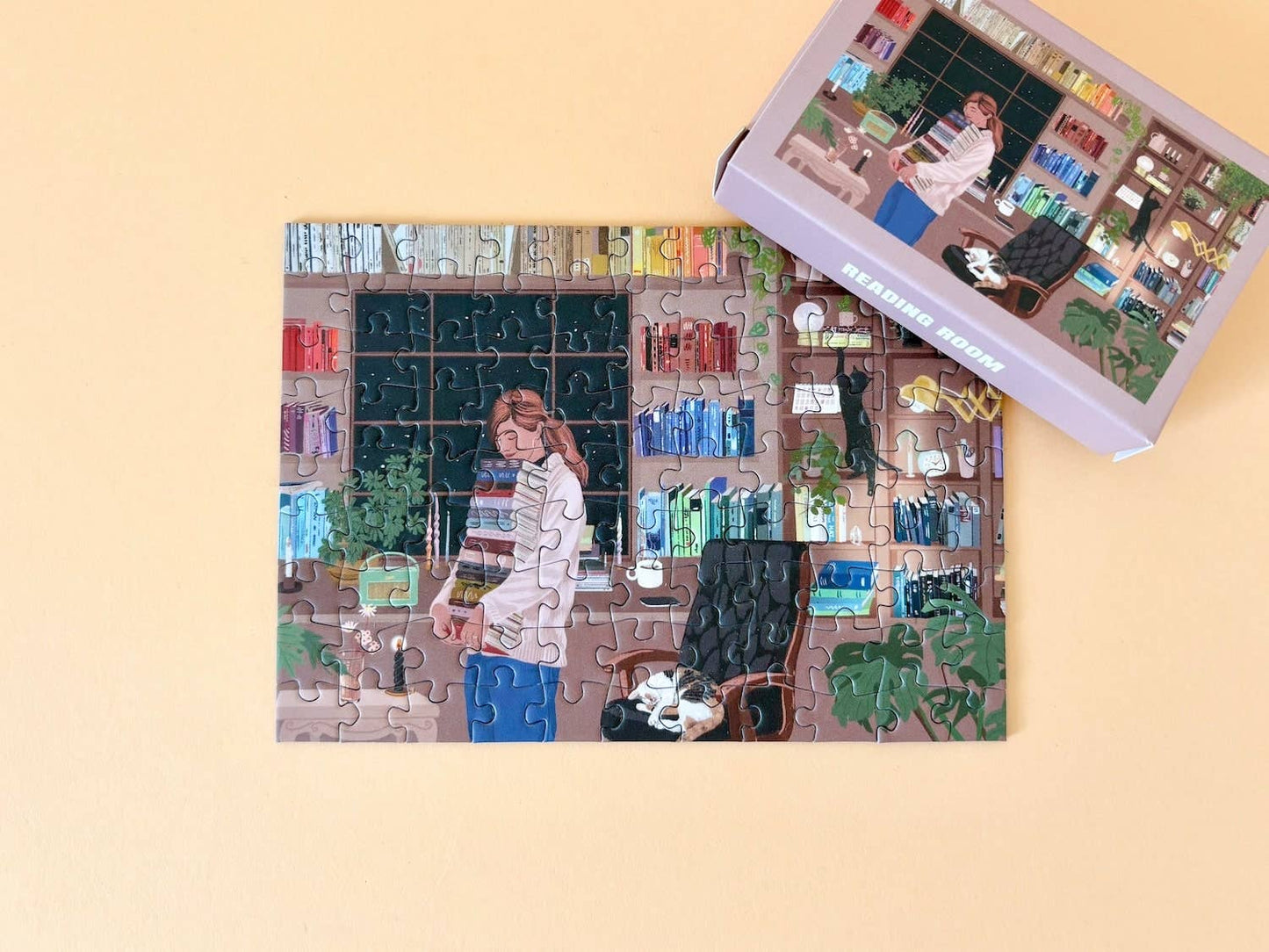 Piecely Puzzles - Mini-Puzzle Reading Room, 99 pieces