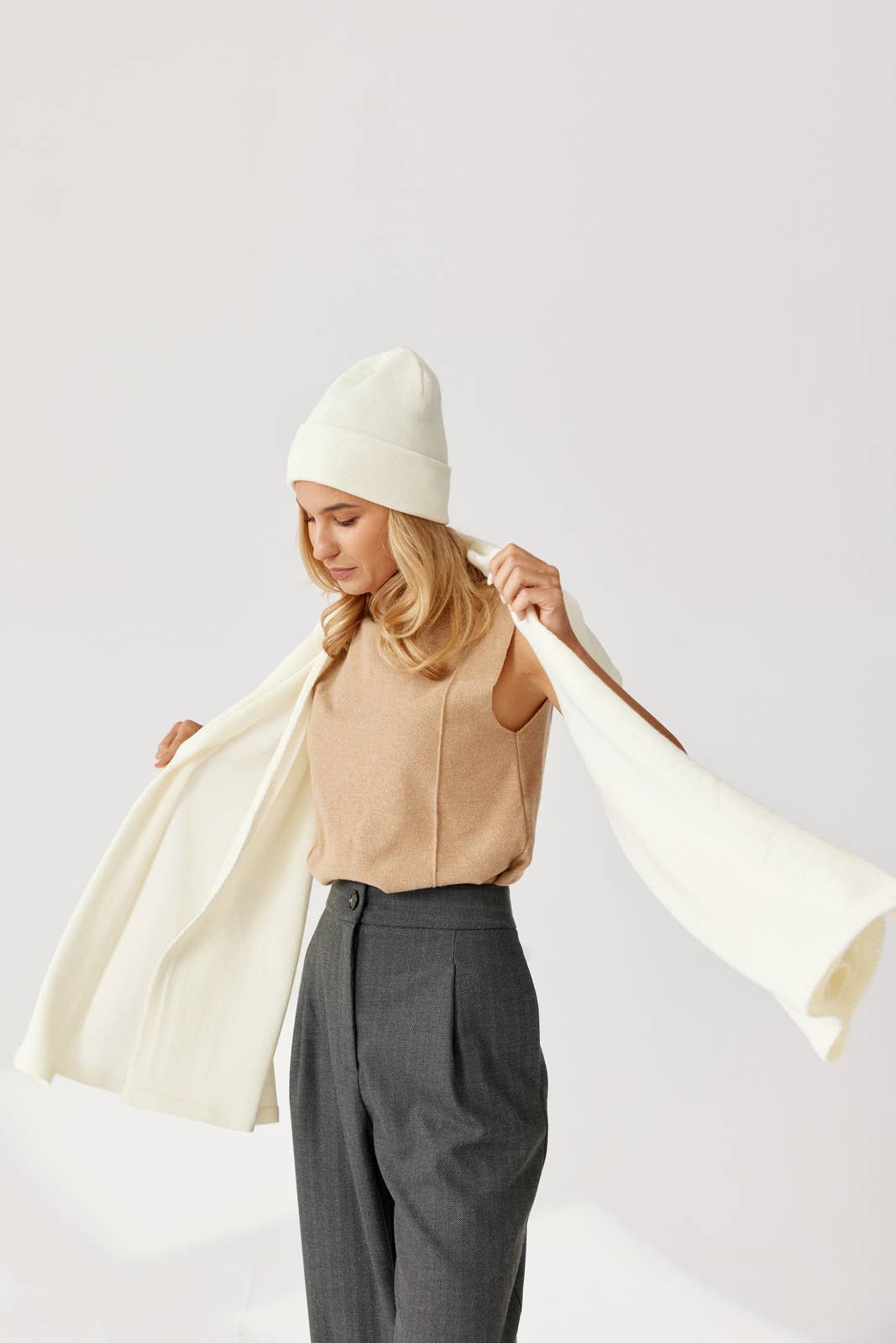 Ander - Scarf Penelope 100% merino wool 170x60cm- 4 colors!