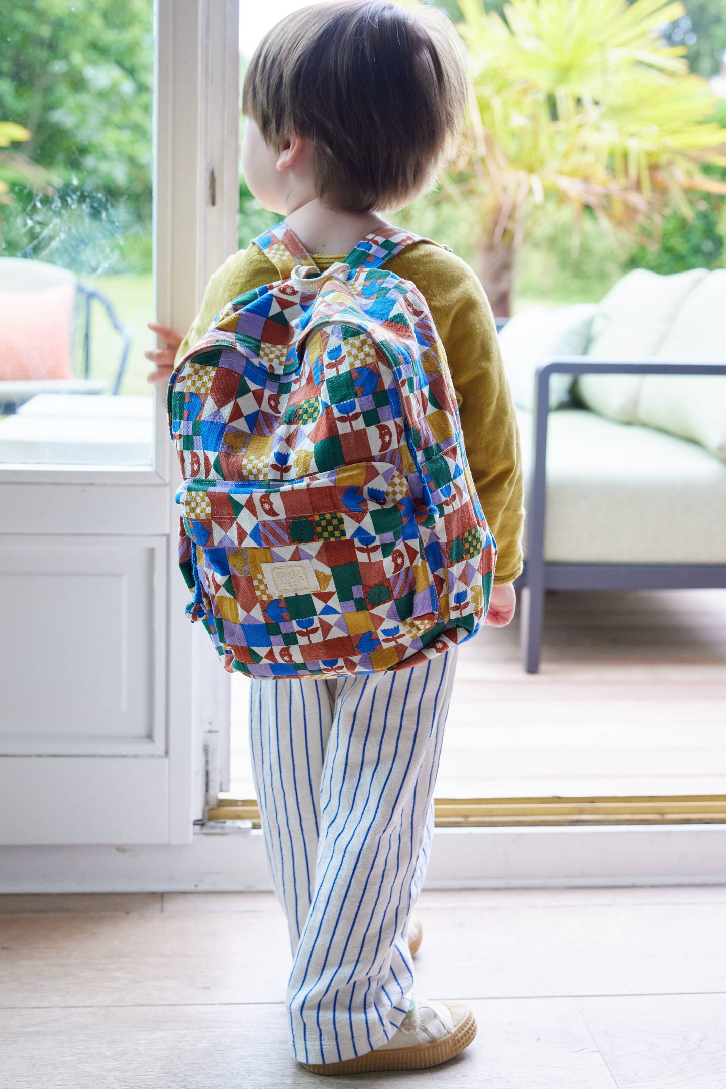 Bonheur du Jour - Biscotto Backpack - Patchy Blue