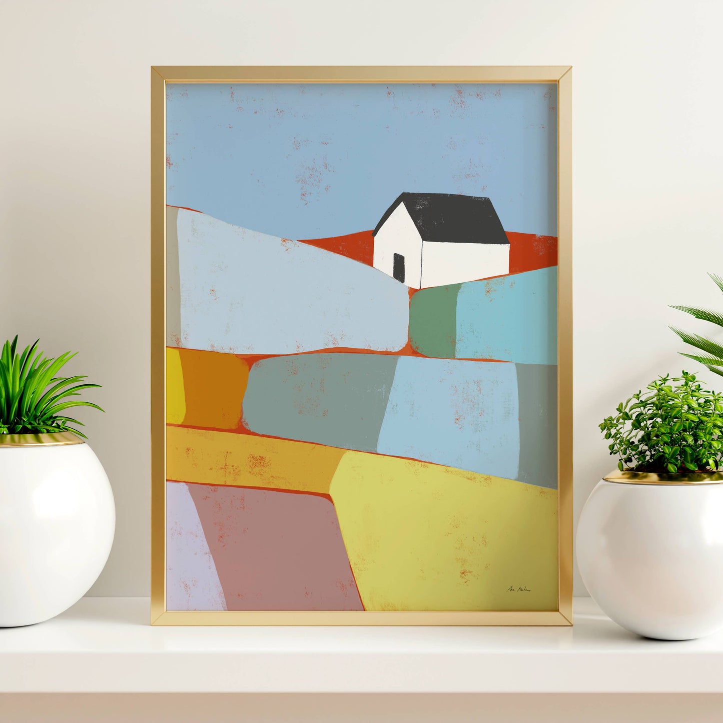 El buen limón - "Rural landscape" art print