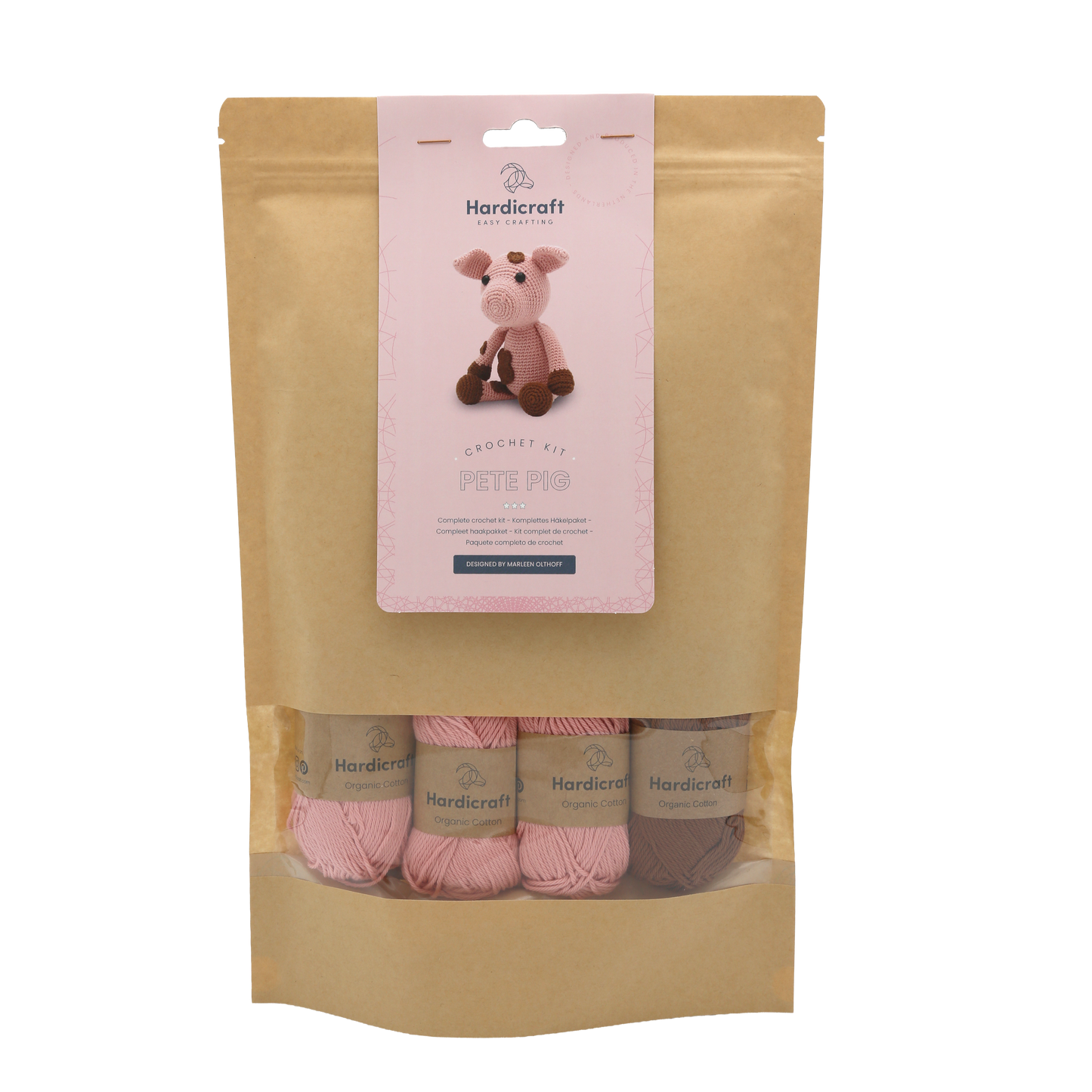 Hardicraft - DIY Crochet Kit - Pete Pig