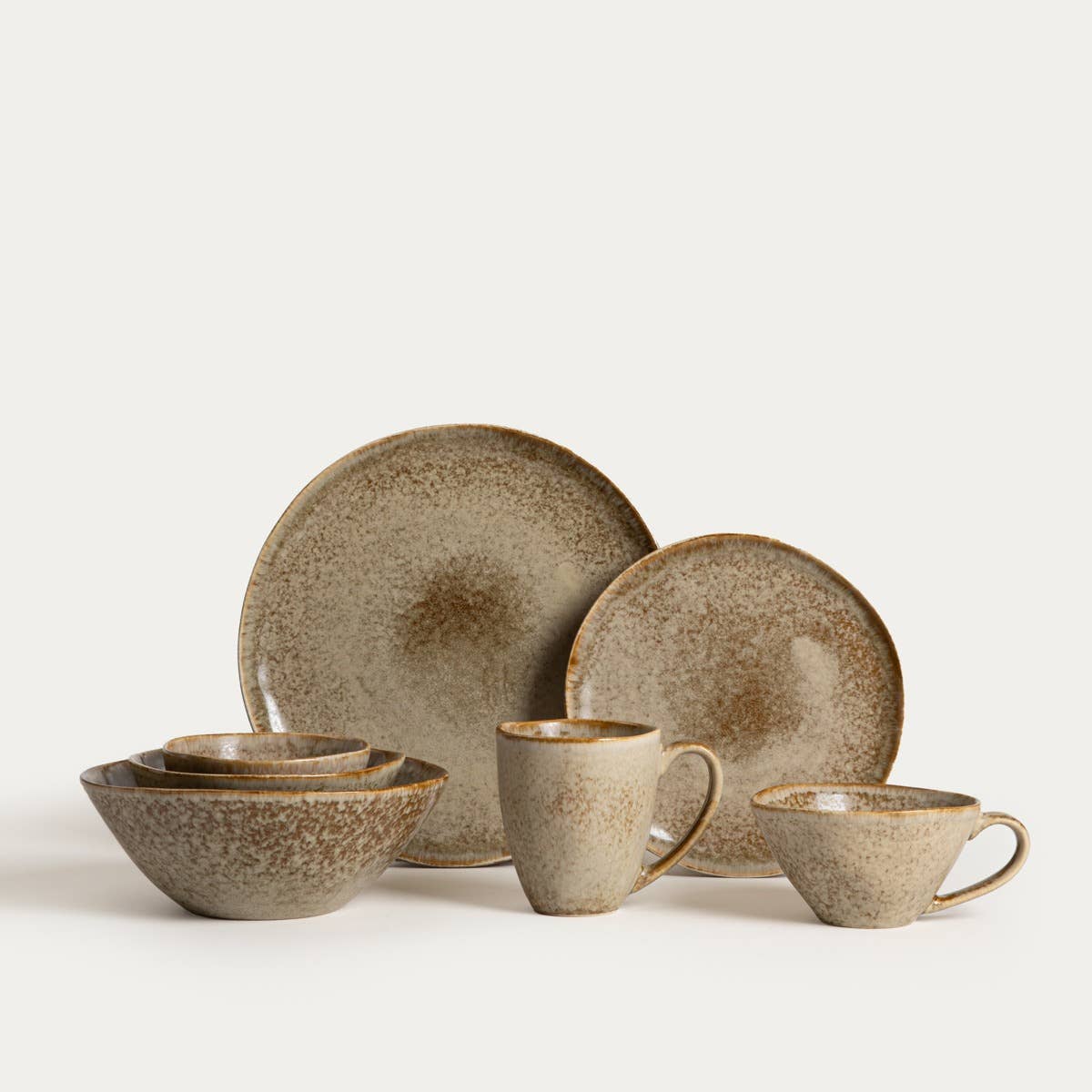 Mug | DAREL | tall, beige | 0.3 l