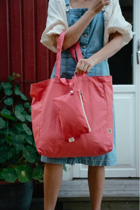 OMOM - Organic Tote Bag Original Coral Premium
