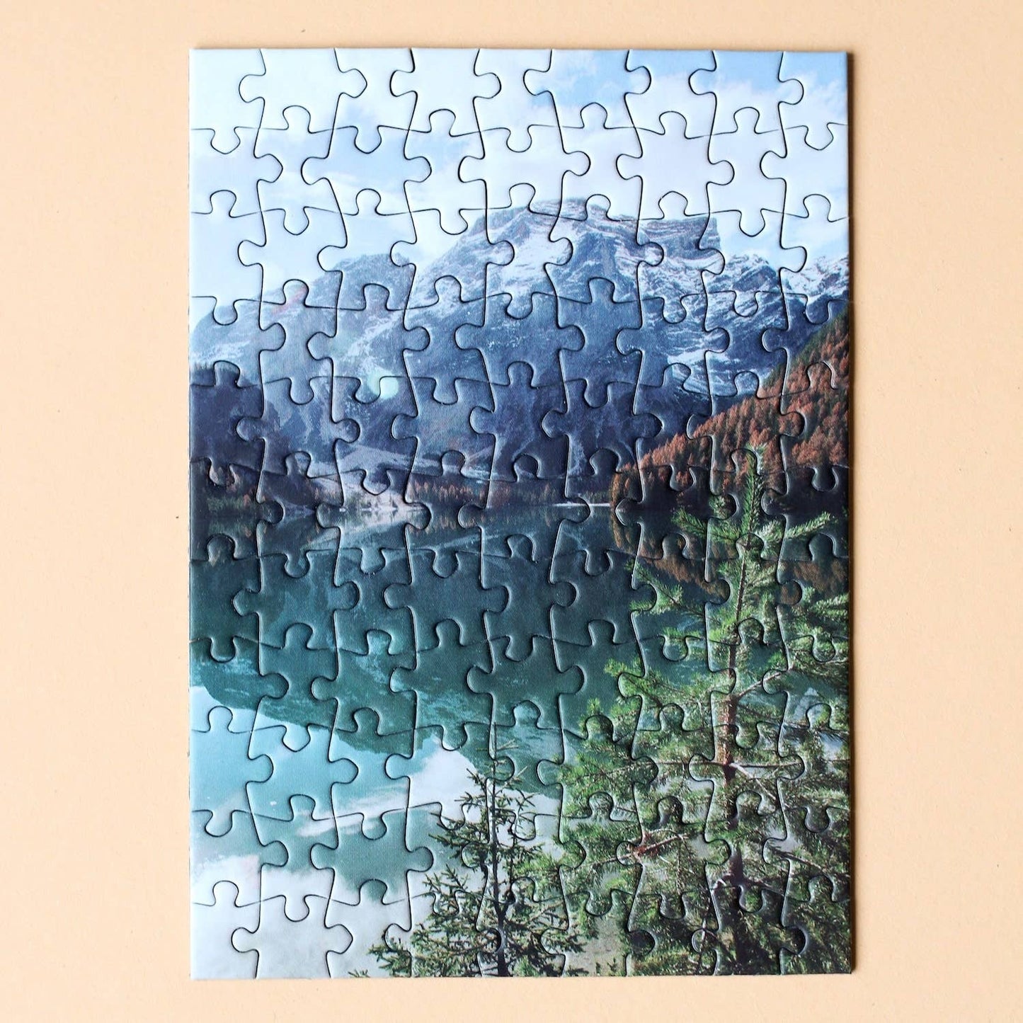 Piecely Puzzles - Mini-Puzzle Lago Di Braies, 99 Pieces - Puzzlery