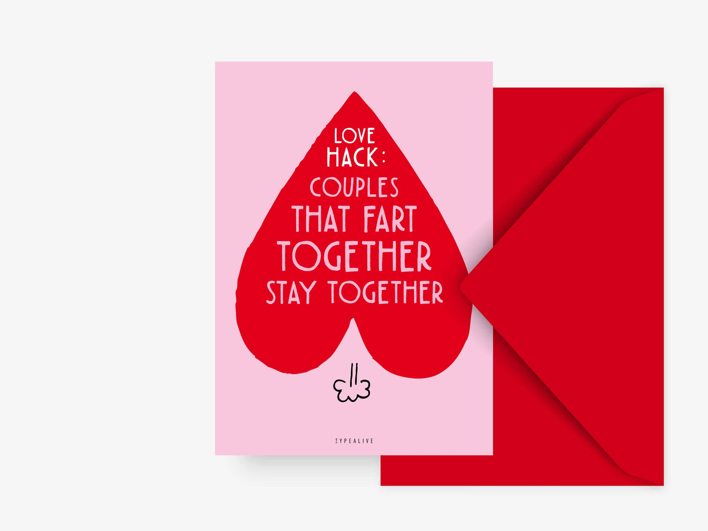 typealive - Postcard/Love Hack w/ Envelope