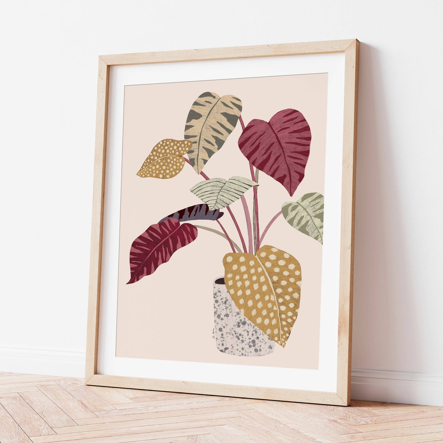 El buen limón - "Colorful plant" Art print