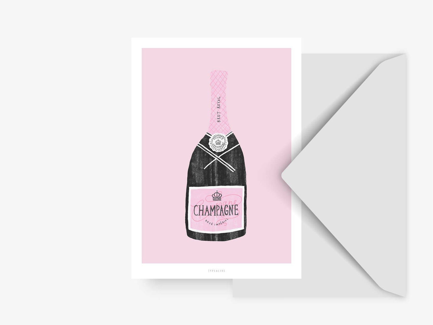 typealive - Postcard/Champagne