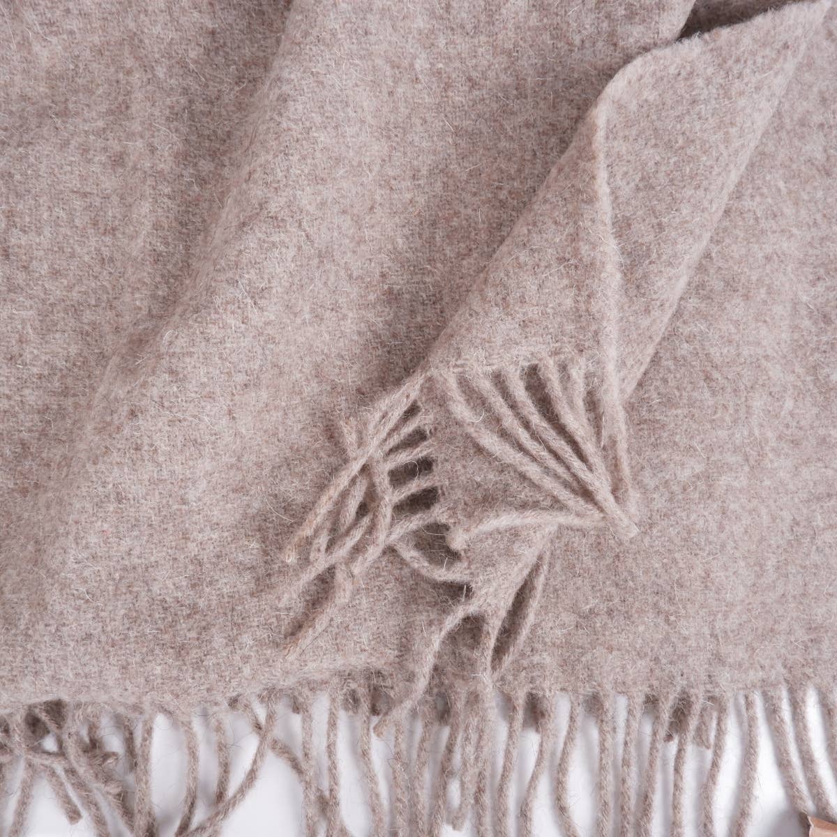 NorraVilla - Wool Blanket - Solid Color Green