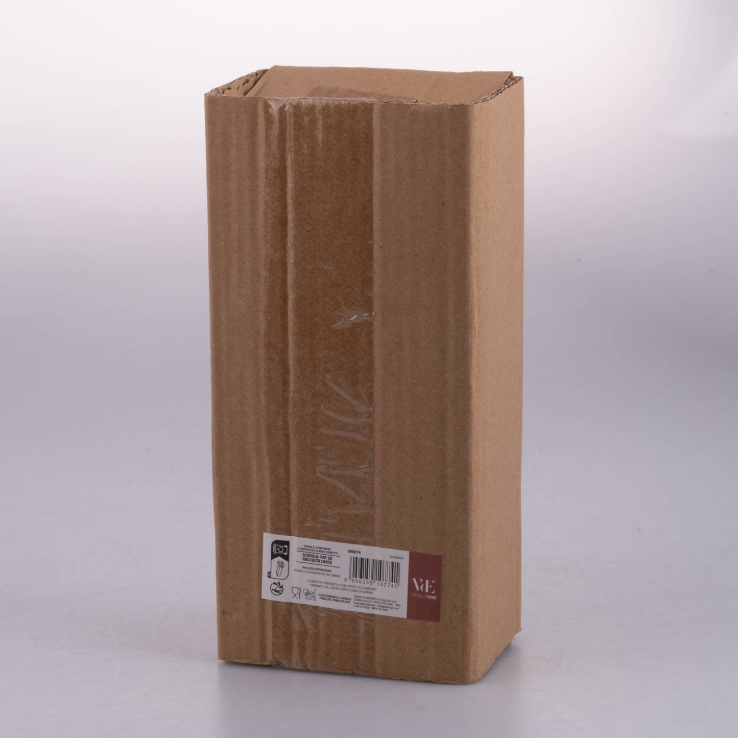 VdE Tivoli 1996 - 4 EARTH TONE OIL BOTTLES / CORK STOPPER