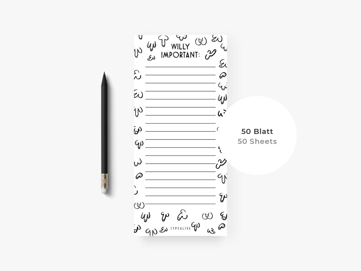 typealive - Notepad “slim”/Willy Important