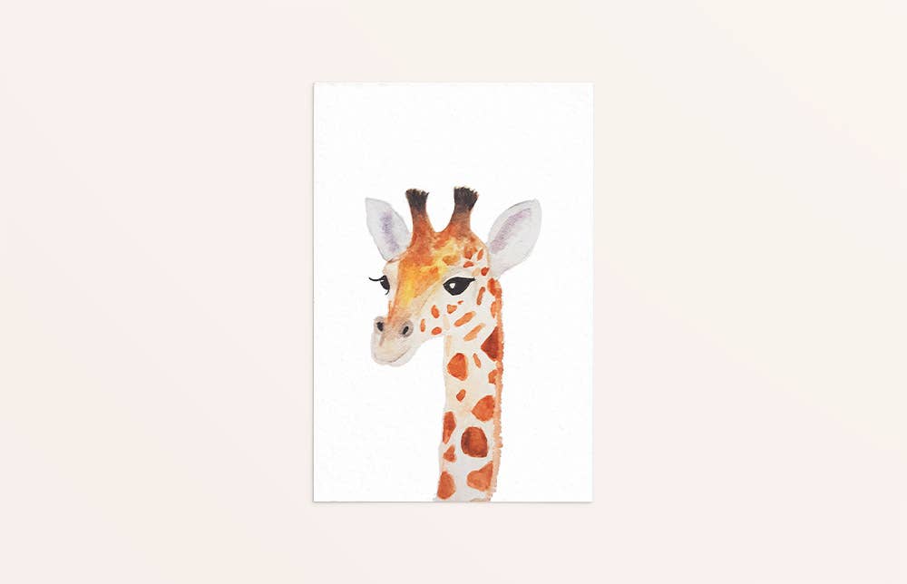 FRITSY - Greeting Card Giraffe