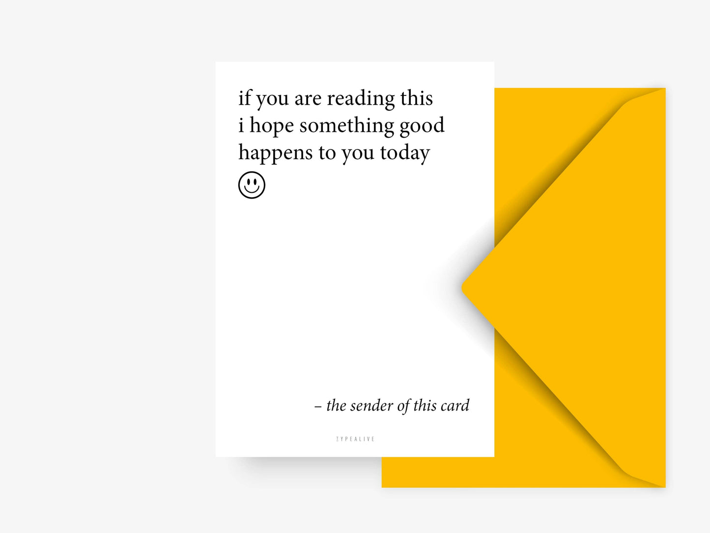 typealive - Postcard/ Something Good