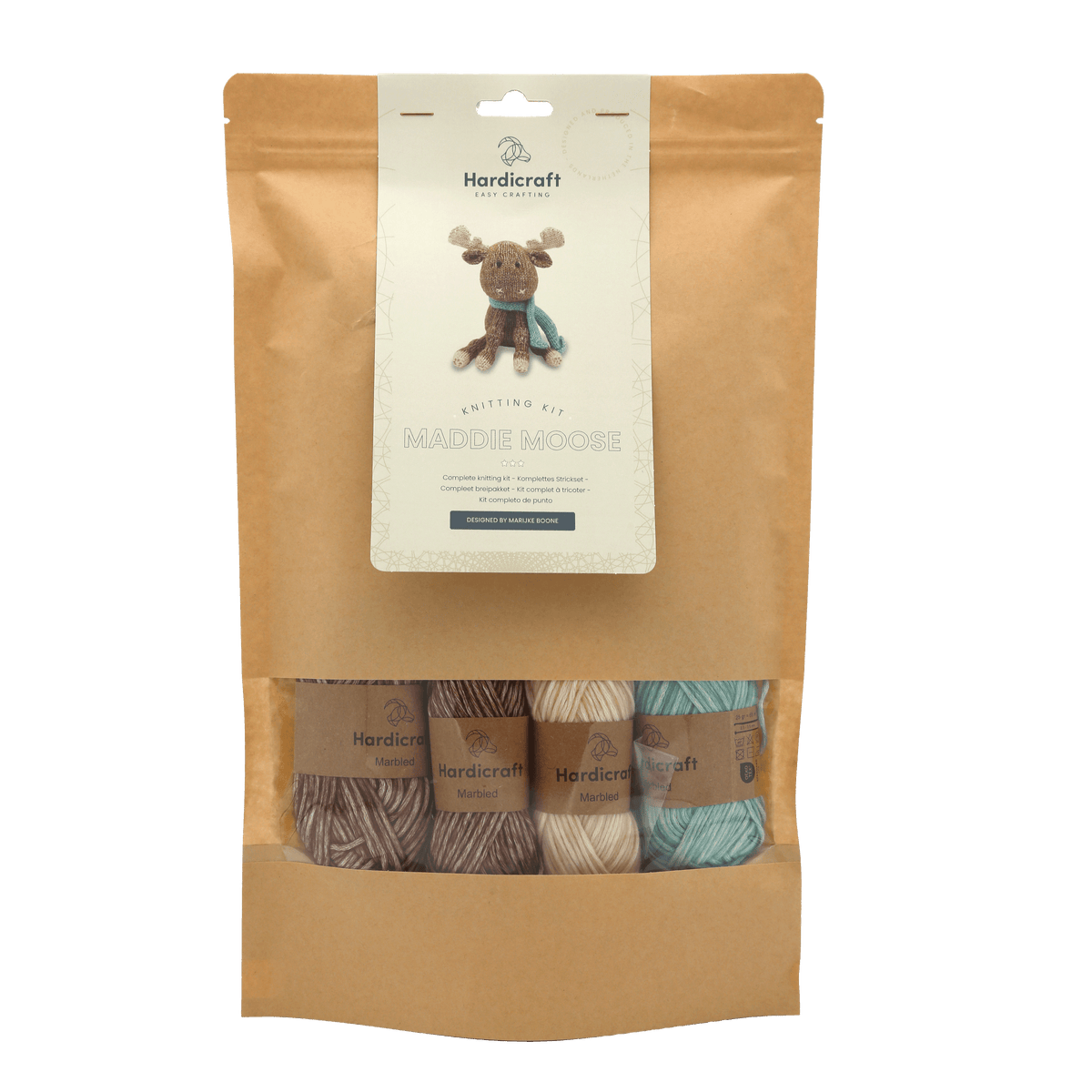 Hardicraft - DIY Knitting Kit - Maddie Moose