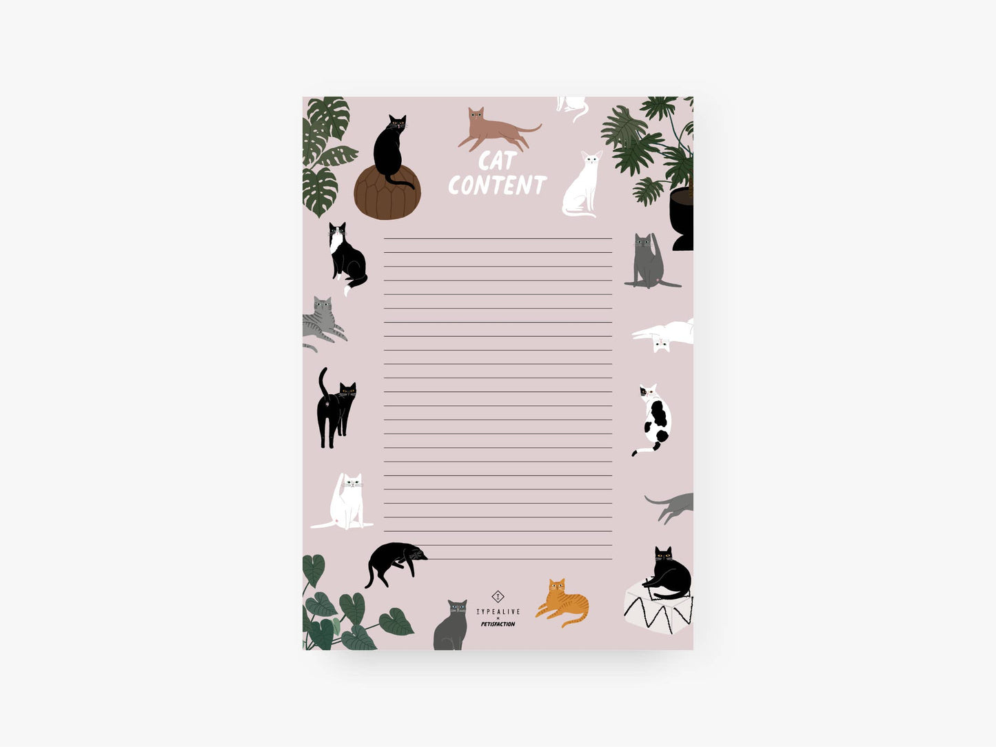 typealive - Notepad/Petisfaction “CATS”