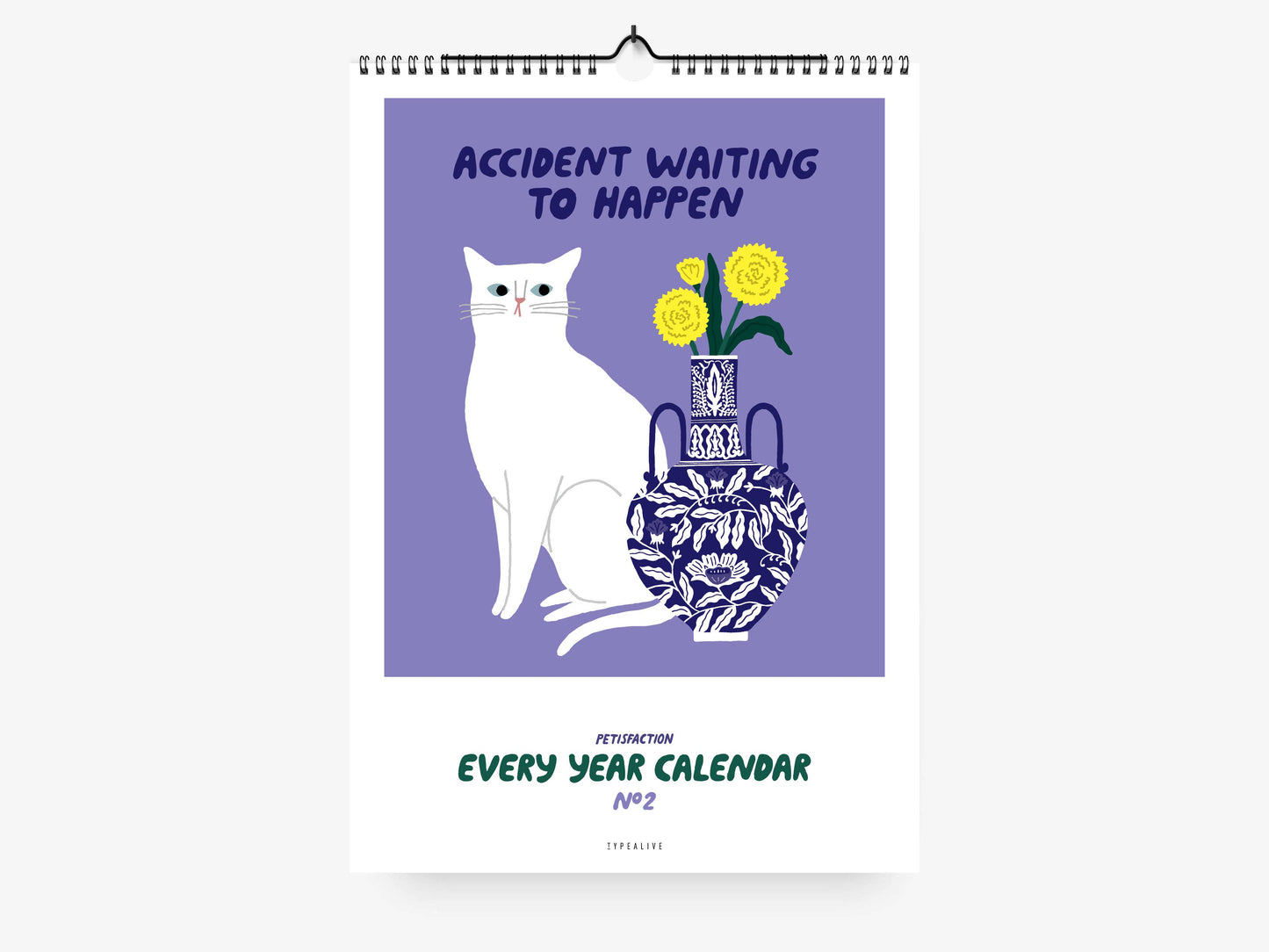 typealive - Wall Calendar / Petisfaction "Cats" No. 2