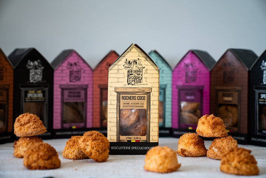 SPECUL'HOUSE - Coconut rocks with salted butter caramel - 5 pieces (130 gr)