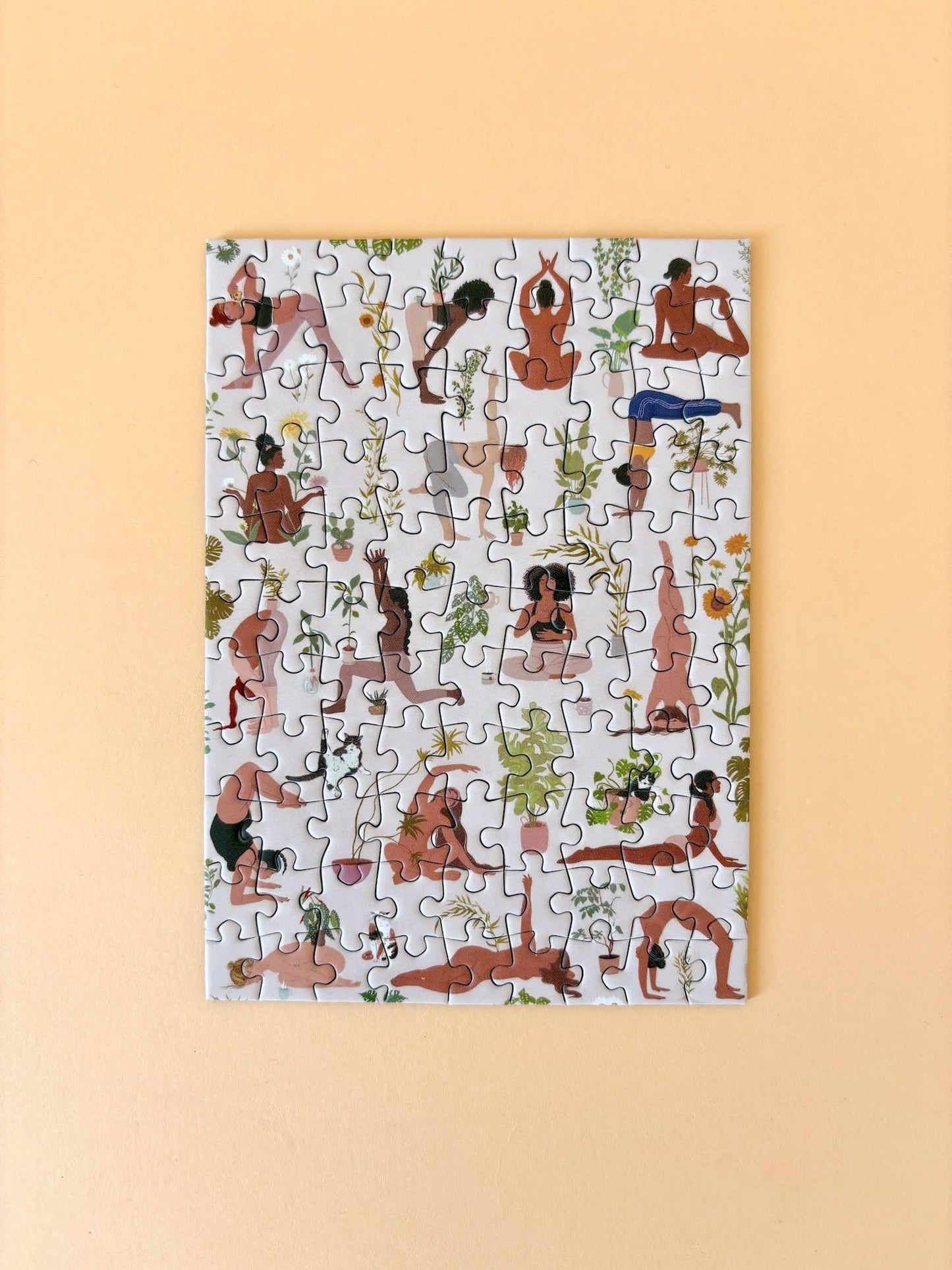 Piecely Puzzles - Mini-Puzzle Plant Yoga, 99 pieces