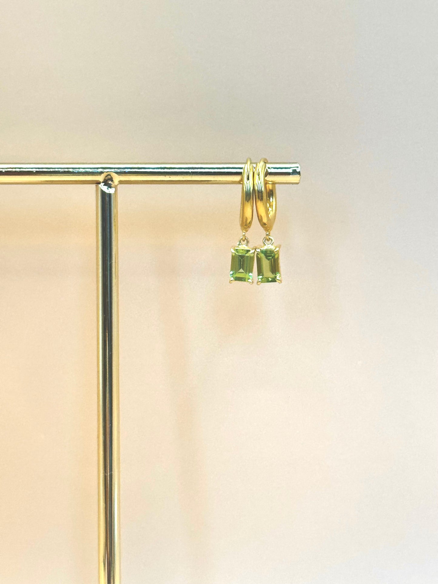 Kae Peridot Hoops