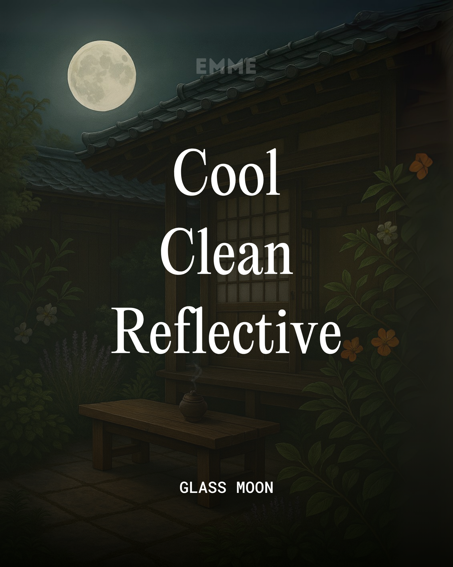 EMME nyc - Glass Moon – Candle Jar, 10 oz