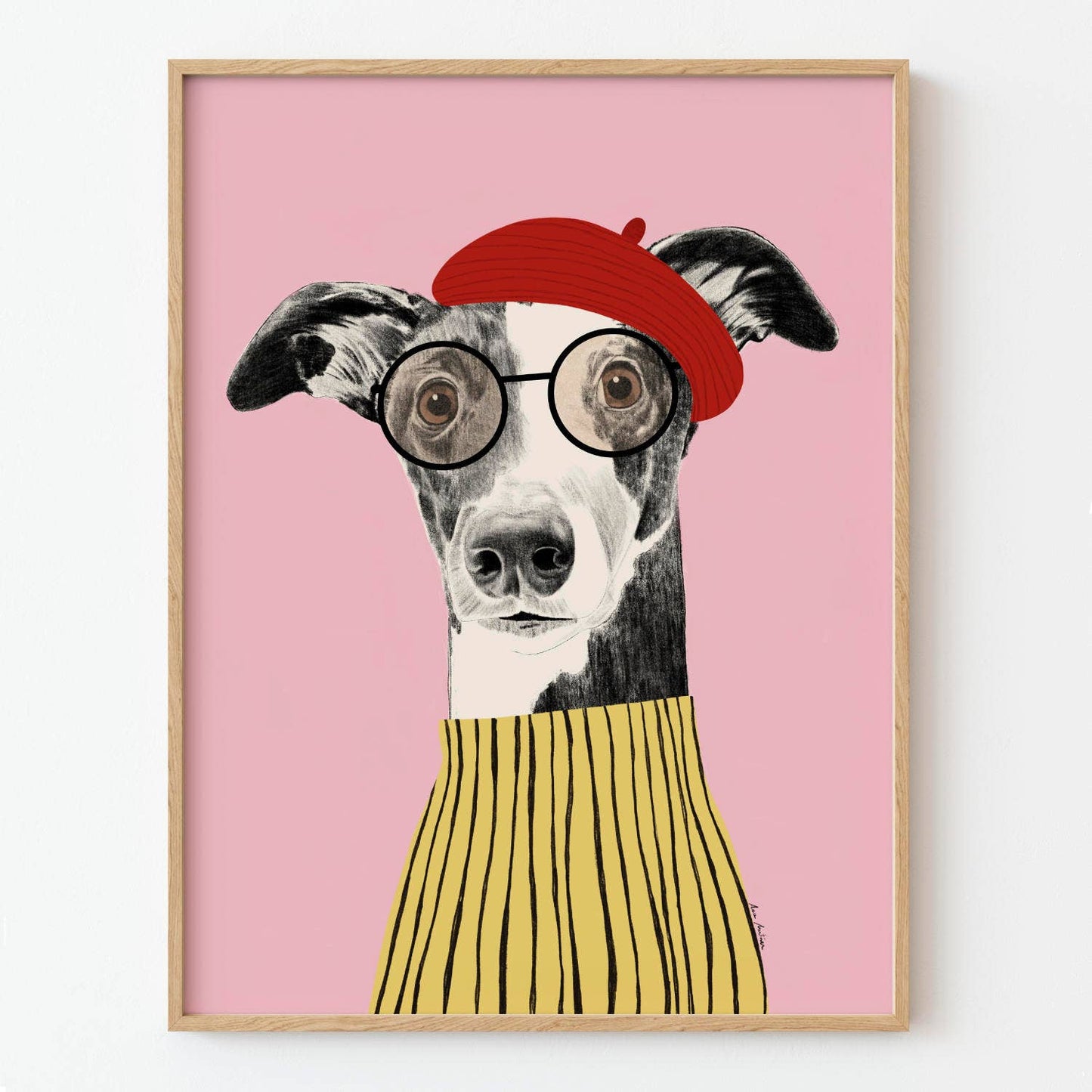 El buen limón - "Dog portrait III" art Print