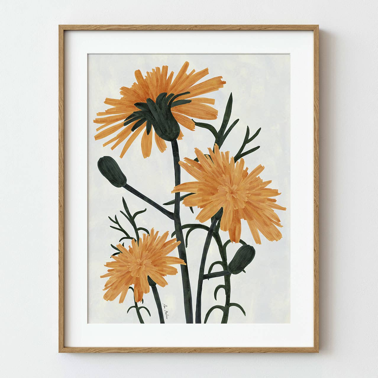 El buen limón - Wild Flowers I Art Print