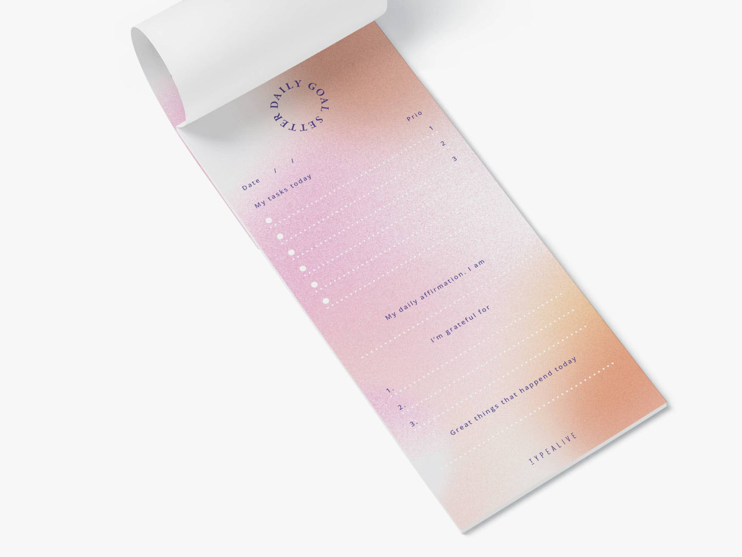 typealive - Notepad “slim”/Daily Goals