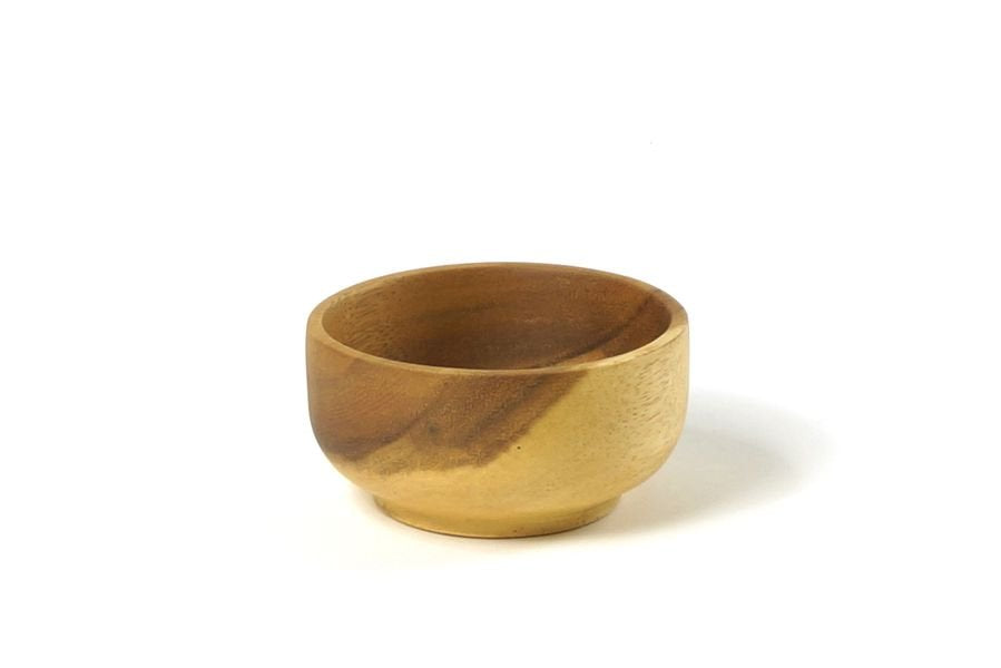 Bowl acacia modern jap. foot