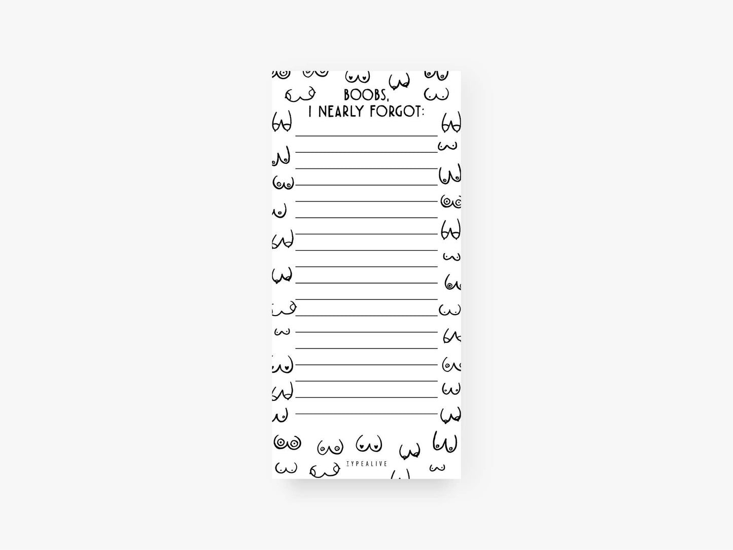 typealive - Notepad “slim”/Nearly Forgot