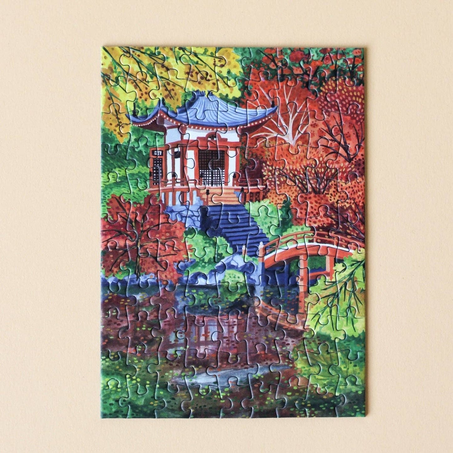 Piecely Puzzles - Kyoto Temple mini puzzle, 99 pieces