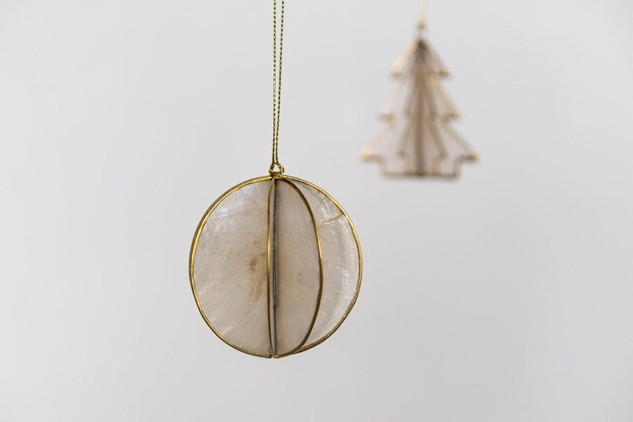 Christmas Capiz Ball