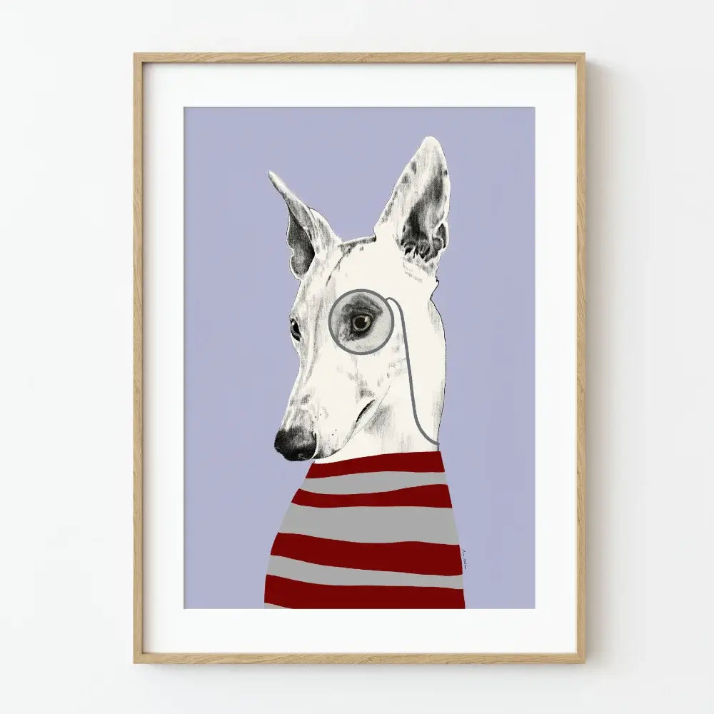 El buen limón - "Dog portrait IV" art Print