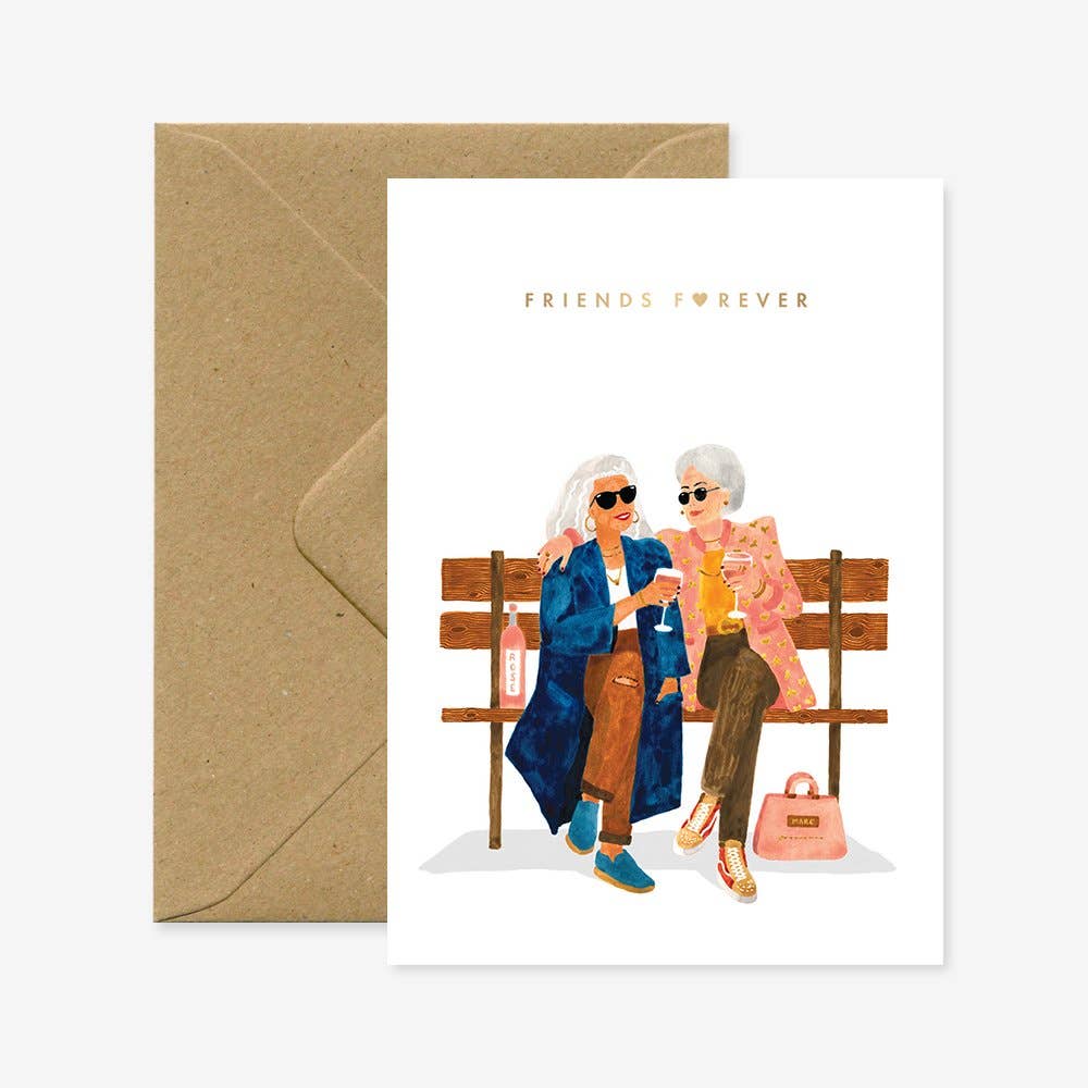ALL THE WAYS TO SAY - Europe - Friends forever - Love & friendship Greeting card