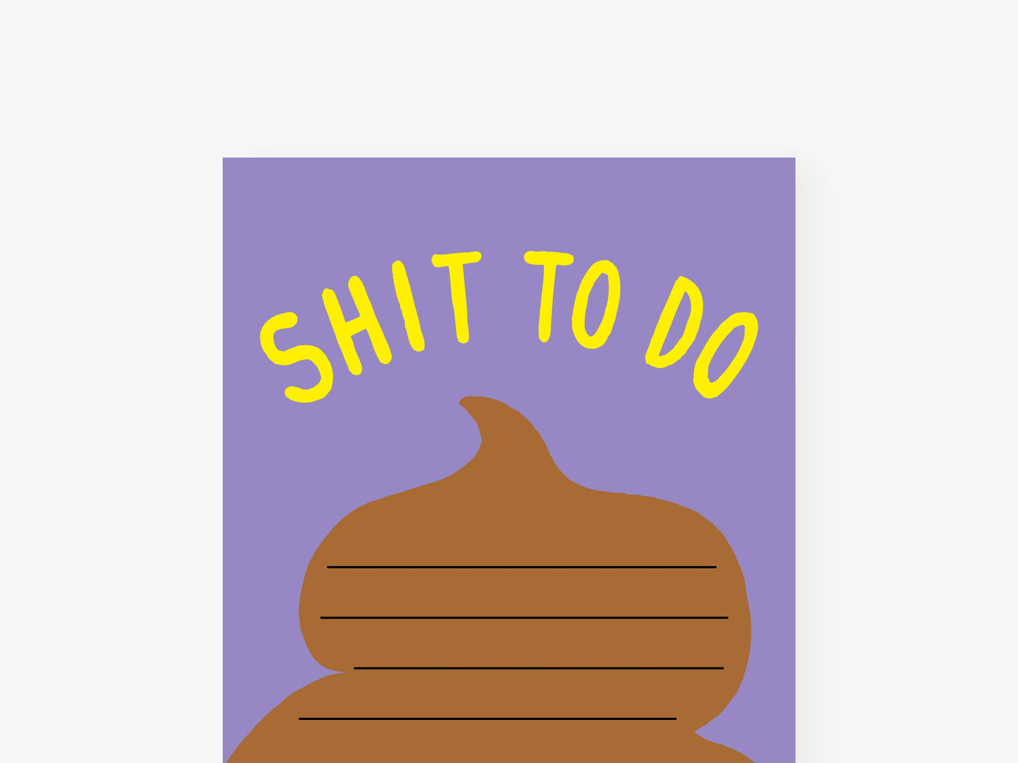 typealive - Notepad "narrow" / Shit To Do