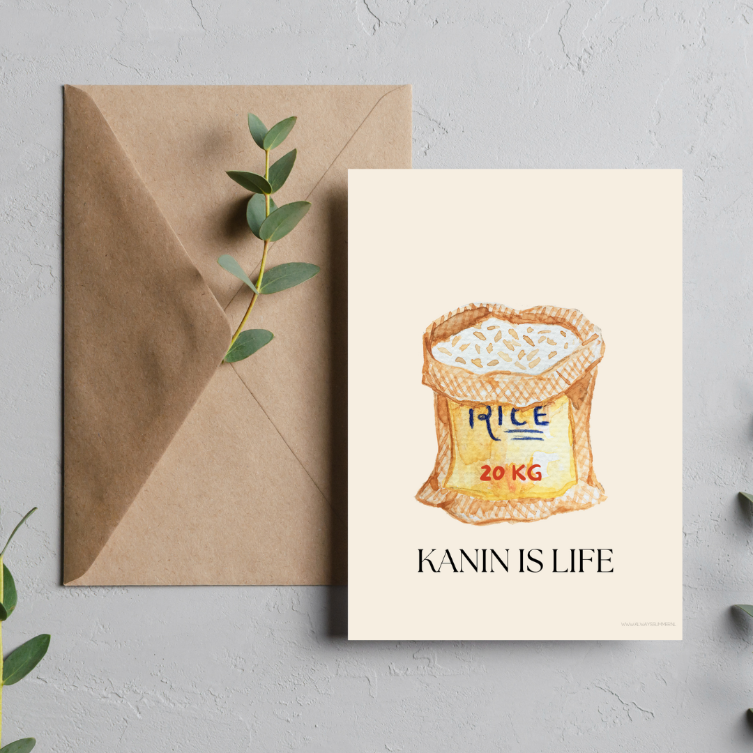 Card- Kanin is life
