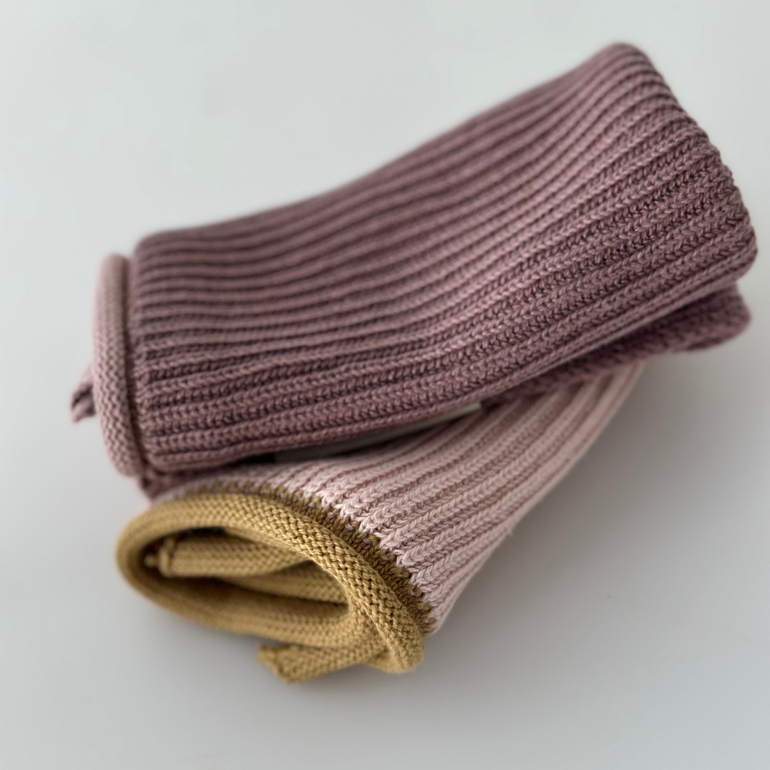 Aspegren Denmark - Dishcloth - Organic Cotton - Knitted - Ripple - Powder